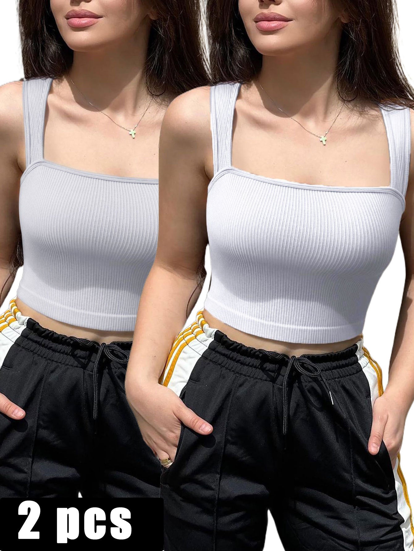 2 Piece Sports Bra Athletic Running Sports Bra Workout Bra Yoga Bra
