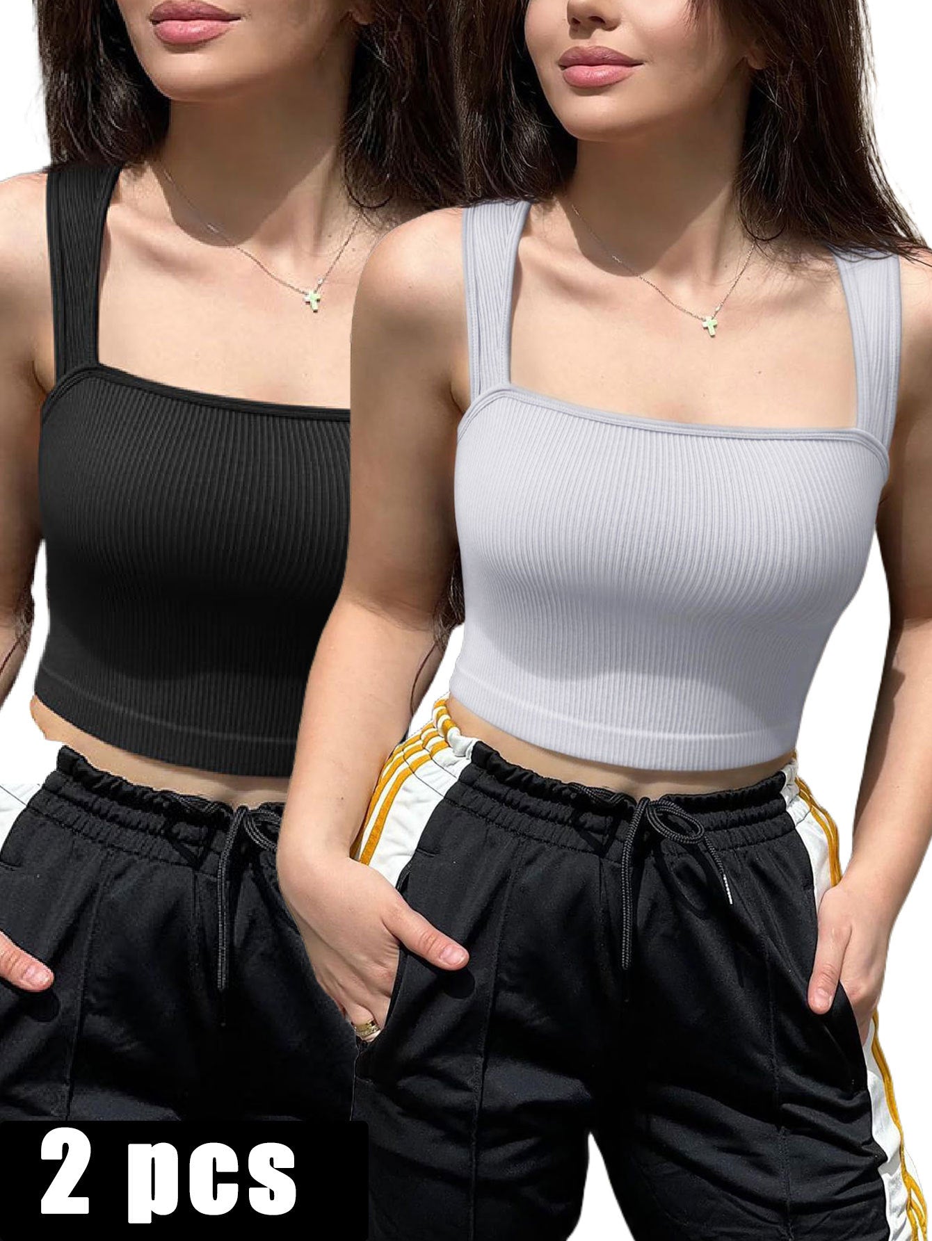 2 Piece Sports Bra Athletic Running Sports Bra Workout Bra Yoga Bra
